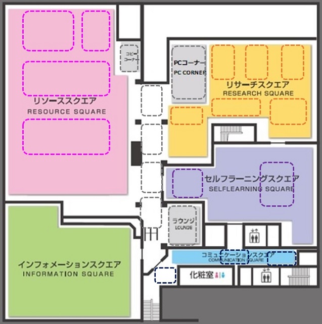 医メ本館新館内図