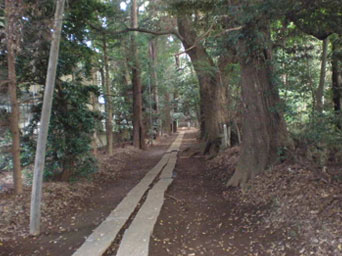 清戸宗像神社・参道