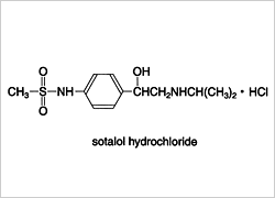 塩酸ソタロール構造式