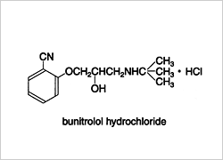 塩酸ブニトロロール構造式