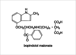 マロン酸ボピンドロール構造式
