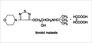 マレイン酸チモロール構造式