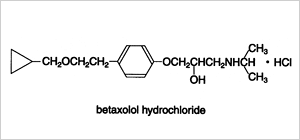 塩酸ベタクソロール構造式