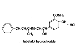 塩酸ラベタロール構造式
