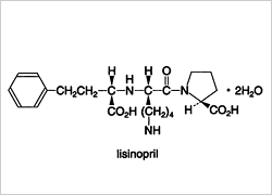 リシノプリル構造式