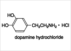 塩酸ドパミン構造式
