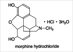 塩酸モルヒネ構造式