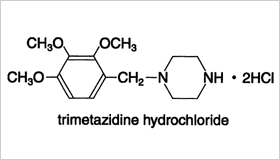 塩酸トリメタジジン構造式