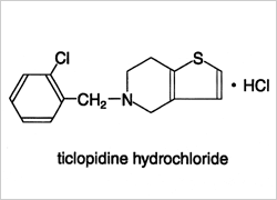 チクロピジン構造式