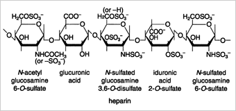 ヘパリン構造式